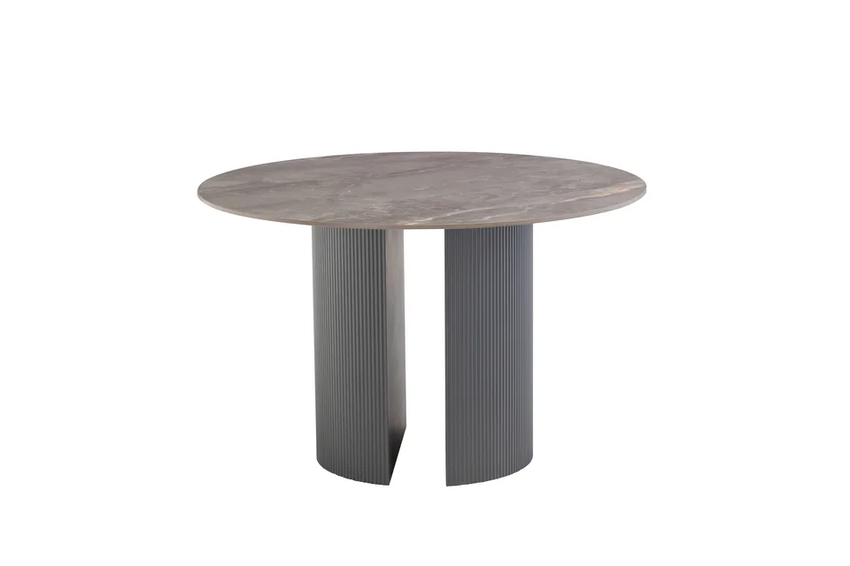 Elise Grey 1.2m Round Dining Table