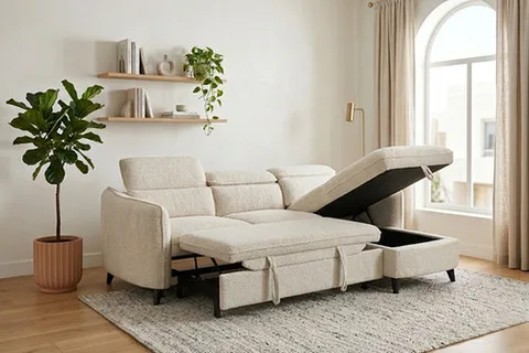 Quebec Interchangeable Chaise Sofa Bed