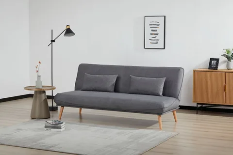 Arga Sofa Bed - Blue | Pumpkin |  Dark Grey - Dark Grey