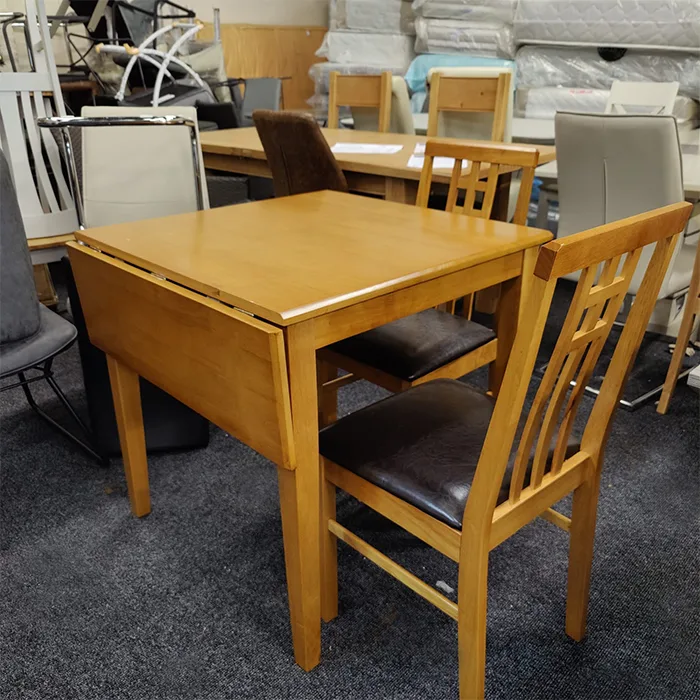 Drop Leaf Dining Table and Chairs