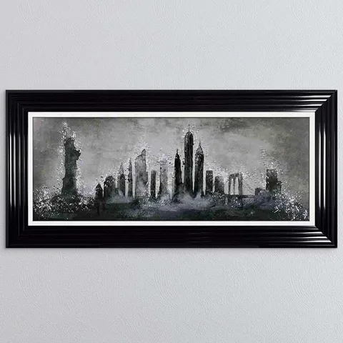 New York Sketch Framed Wall Art