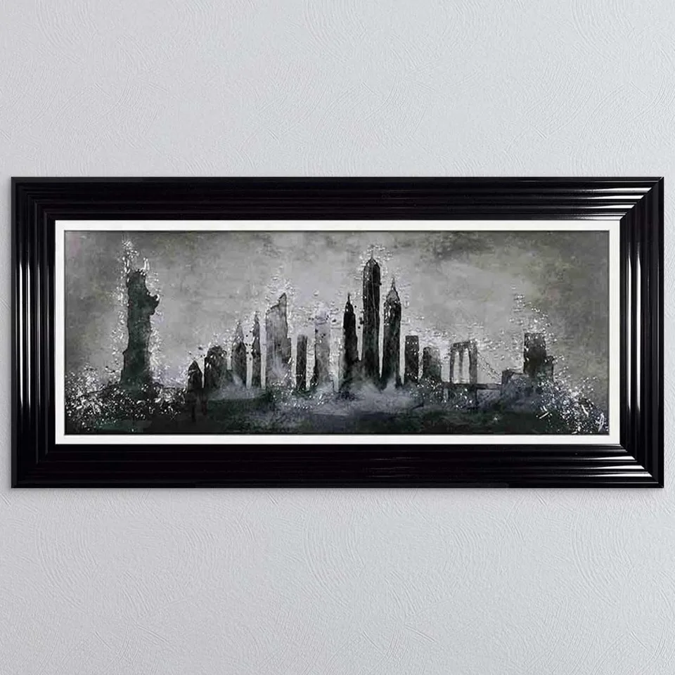 New York Sketch Framed Wall Art