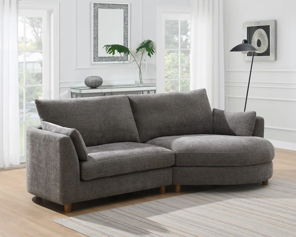 Alina LHF by Chaise Sectional - Liberty Stone