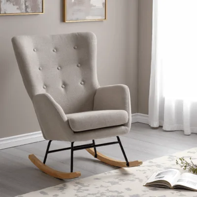 Hayden Rocking Chair - Beige