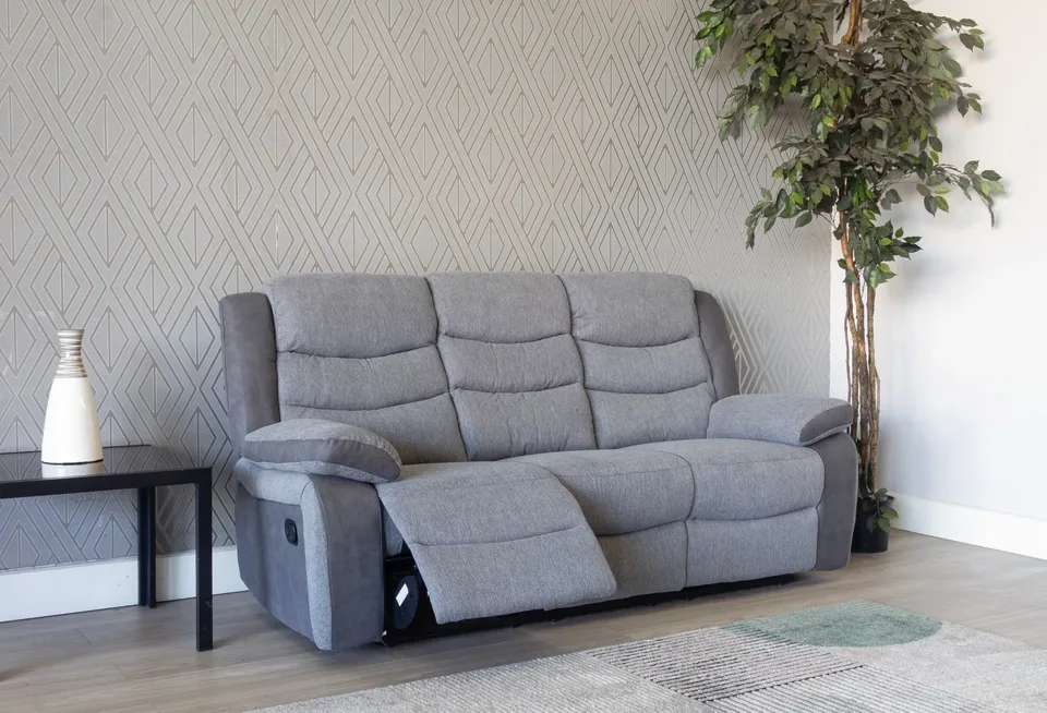 Astra Platinum 3 Seater Recliner Sofa