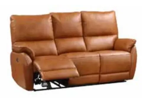 Esprit Tan 3 Seater Sofa - Fixed
