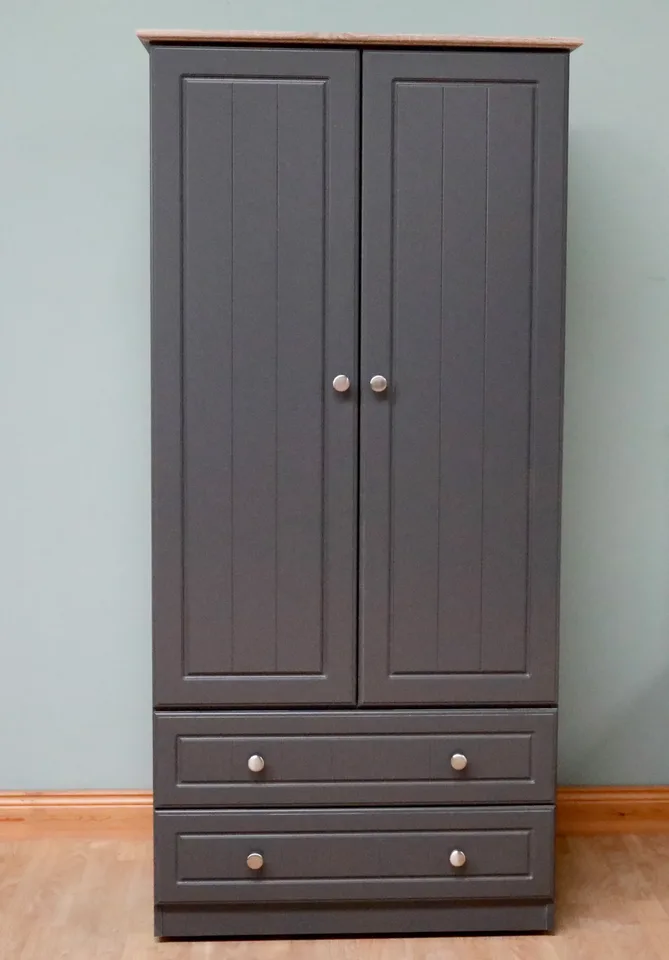 Eden 2 Drawer 2 Door Wardrobe