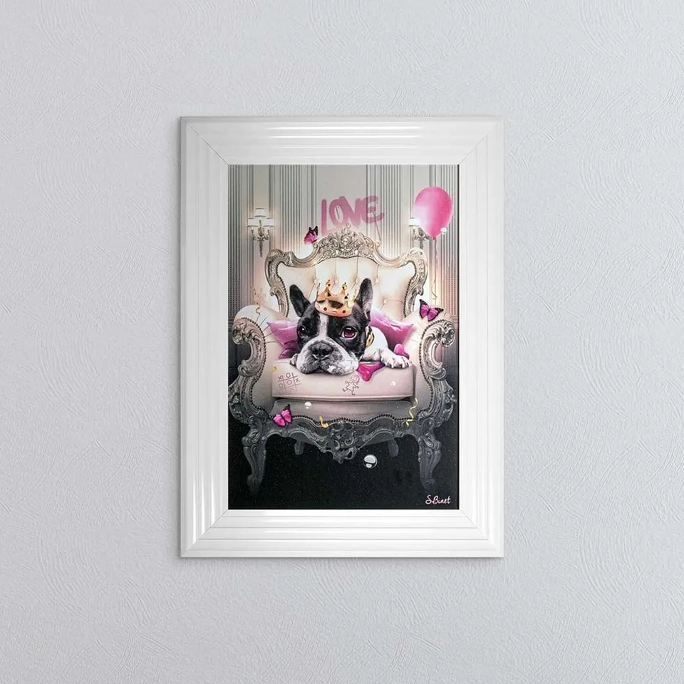 Doggy Love Framed Wall Art
