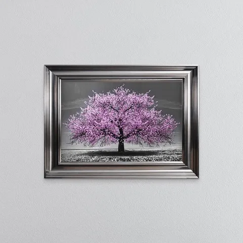 Pink Cherry Framed Wall Art