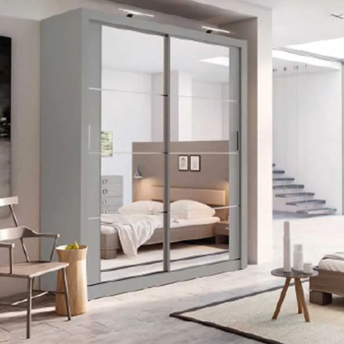 Cuba Sliderobe 1.8m - Grey