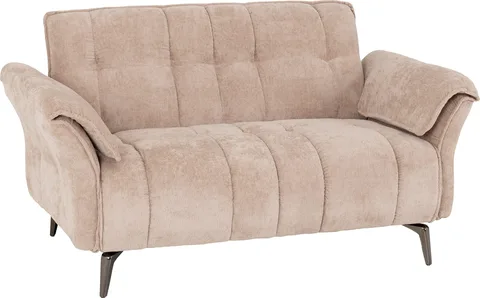 AMALFI 2 SEATER SOFA - CHAMPAGNE FABRIC