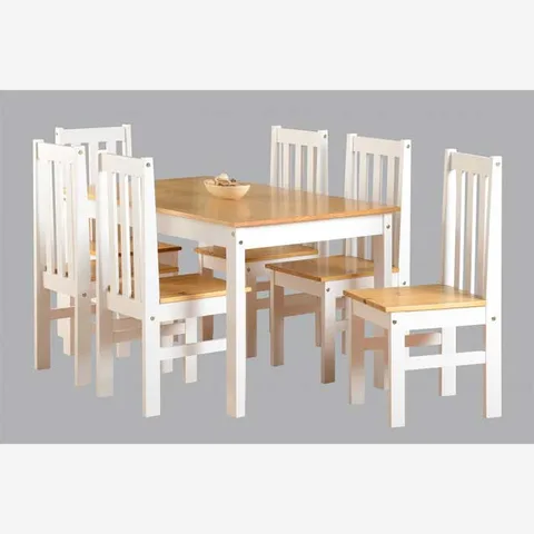 Ludlow Dining Set Table with 6 chairs