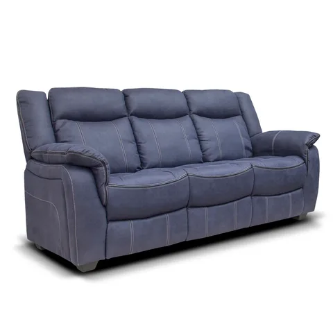 Brooklyn Denim 3 Seater Recliner Sofa