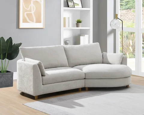 Alina LHF by Chaise Sectional - Liberty Pearl