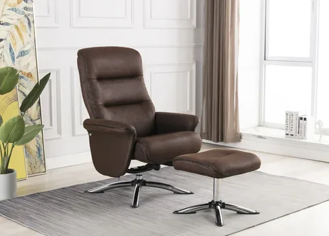Texas Swivel Recliner and Stool