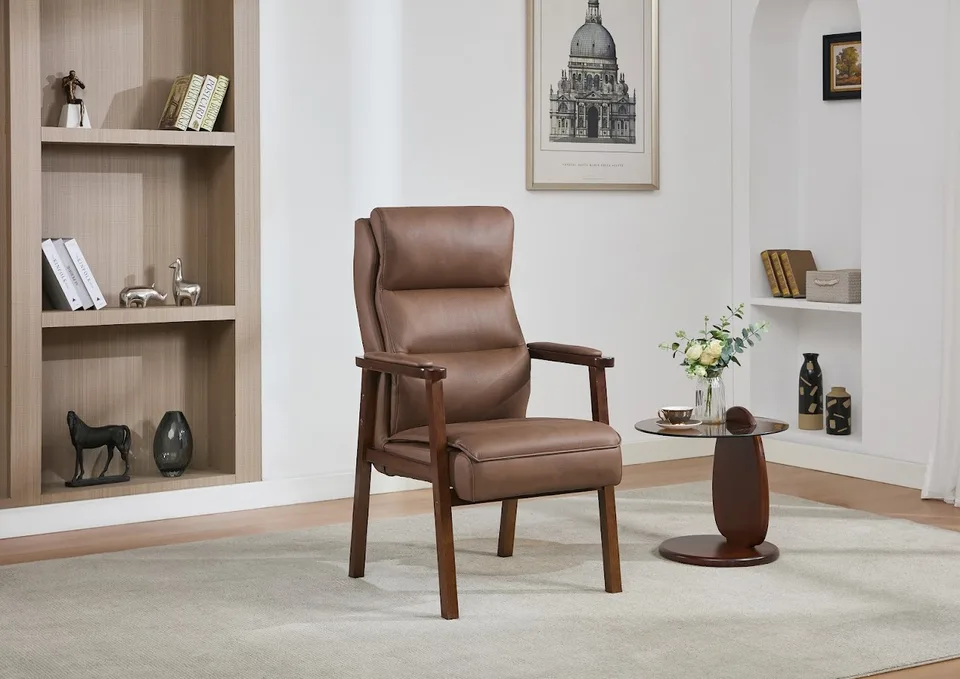 Bramble Fireside Chair - Chestnut Brown
