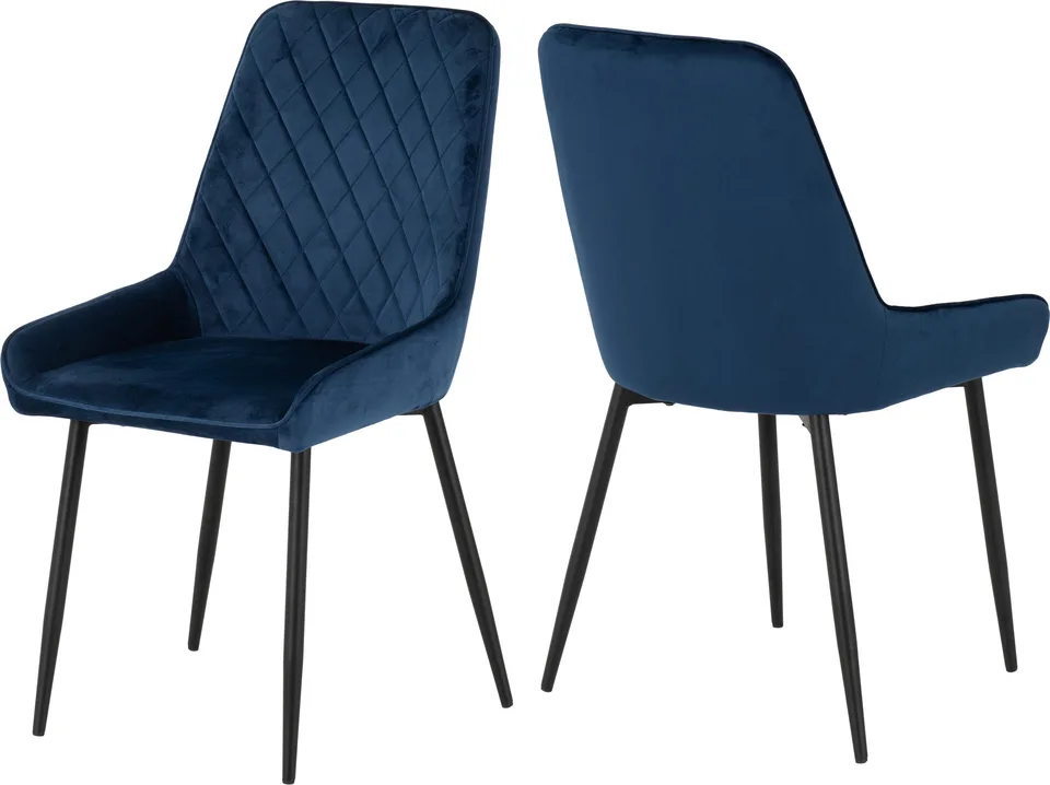 Avery Blue Dining Chair - Box of 2