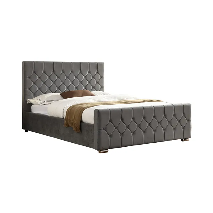4ft 6 Galway Bed Set - Grey