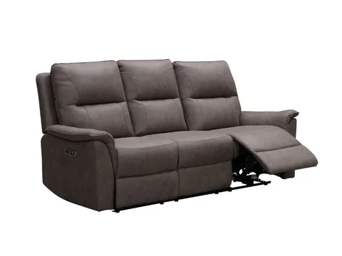 Kansas Truffle 3 Seater Sofa - Fixed
