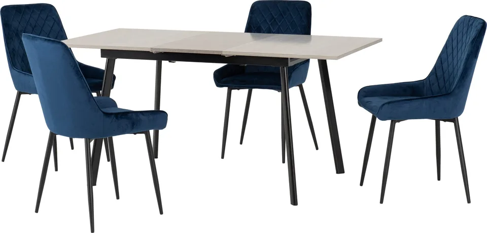 Avery Blue Dining Set