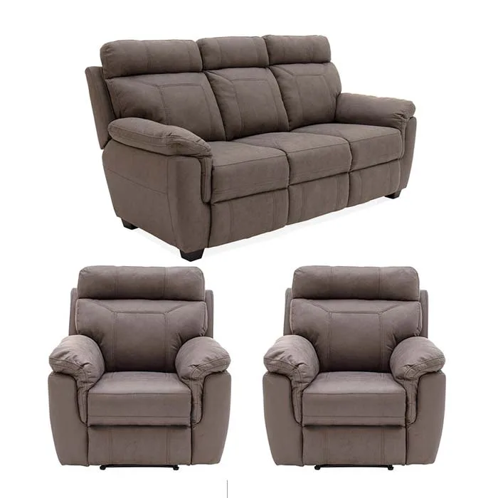 Brampton Sofa 3+1+1 - Brown