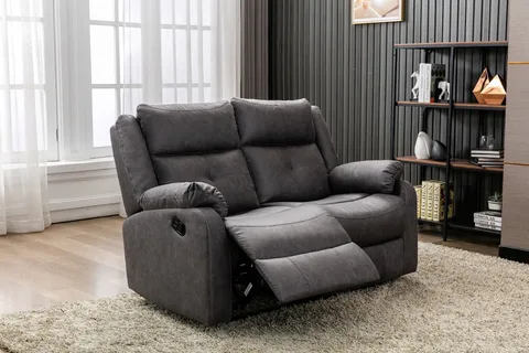 Casey 2 Seater Recliner | Chestnut | Anchor - Anchor Grey