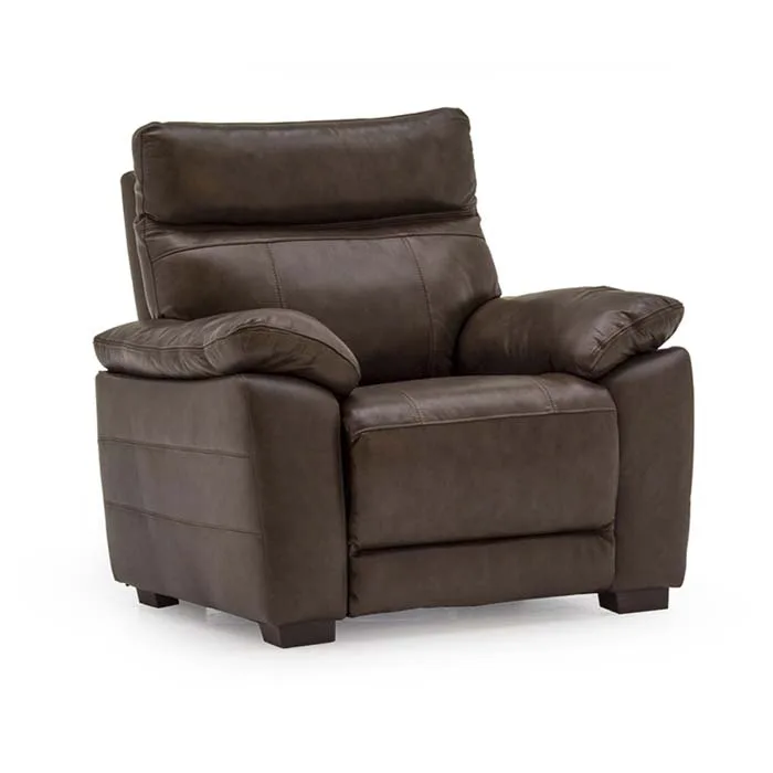 Positano Leather 1 Seater - Brown