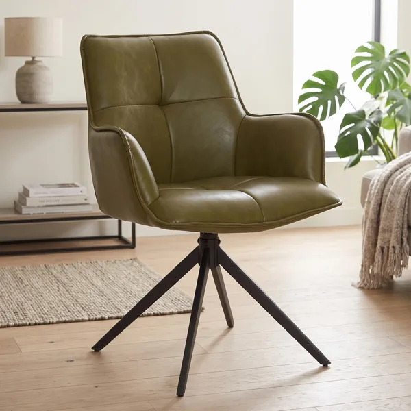 Jacob Dining Chair Green PU