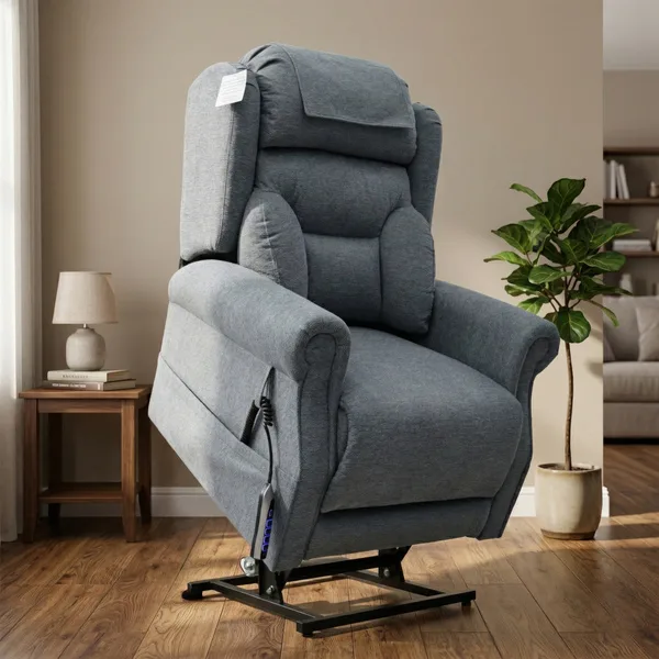 Berkshire Quad Motor Lift & Tilt Chair Steel Grey
