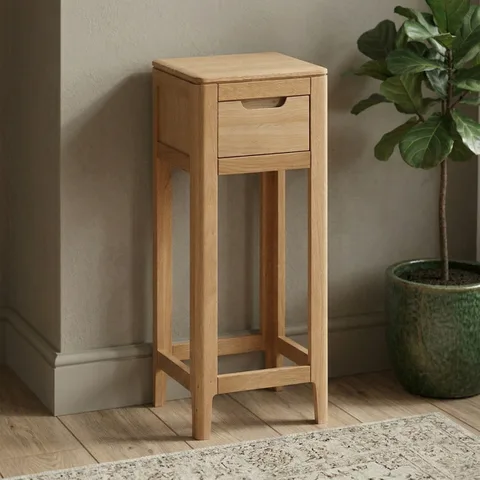 Dunmore Oak Telephone Stand