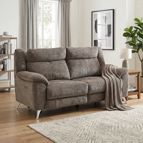 Monroe Electric 3 Seater Stone