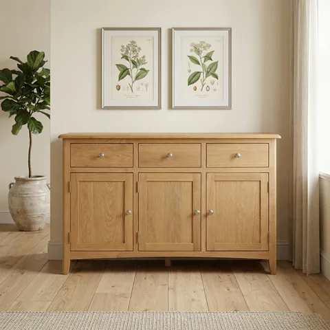 Kilkenny Oak 3 Door sideboard