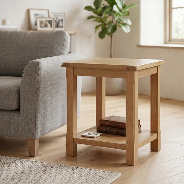 Kilmore Oak End Tbl/Shelf