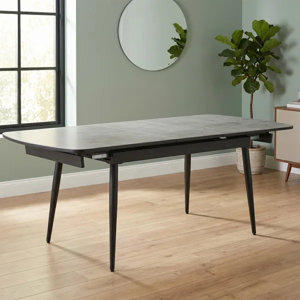 Cassino 160cm Ext D Tbl Grey