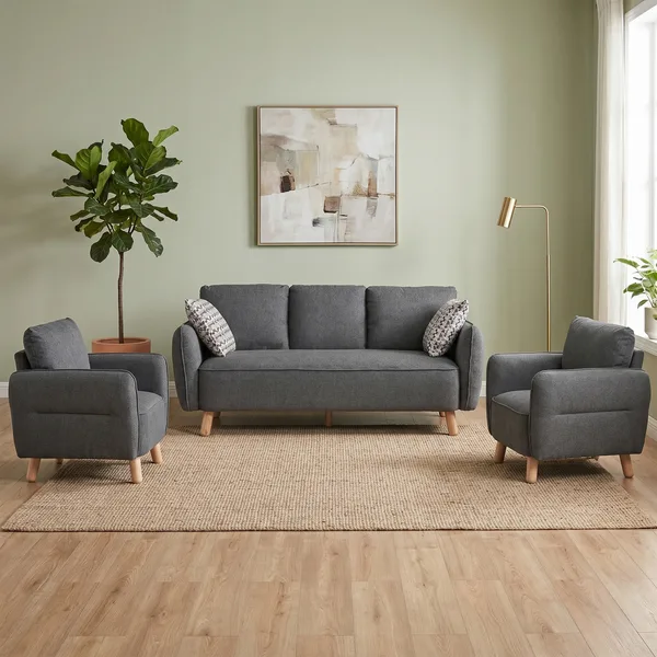Georgia 3+1+1 Suite Dark Grey
