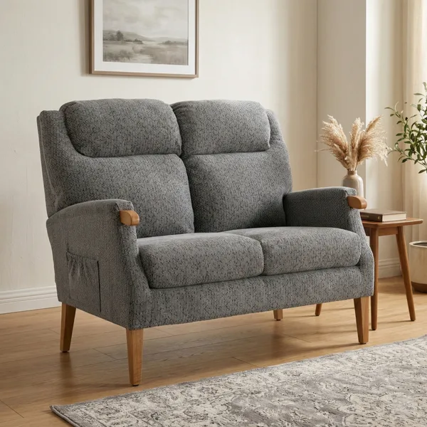 Lisbon 2 Seater Steel Blue
