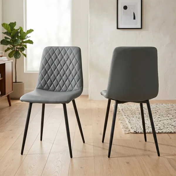 Argenta Dining Chair - Dark Grey