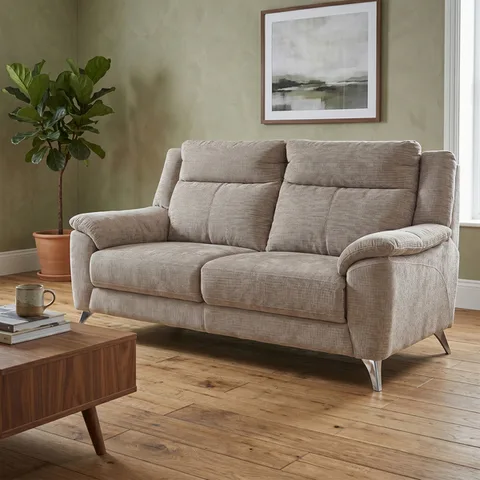 Monroe Fixed 3 Seater Fossil