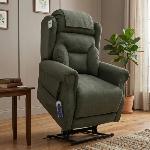 Berkshire Quad Motor Lift & Tilt Chair Olive