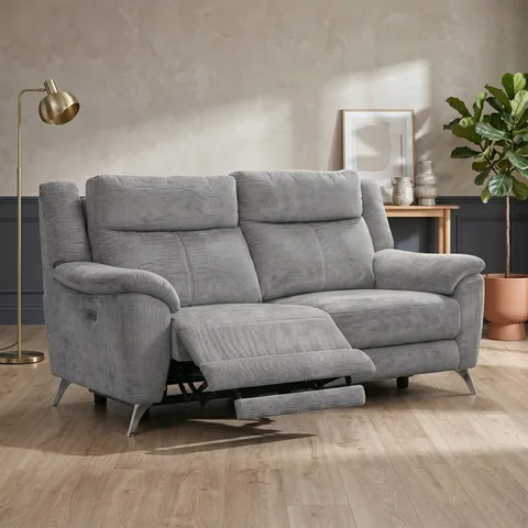 Monroe Elec 3 Seater Ash