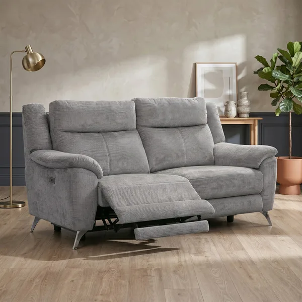 Monroe Elec 3 Seater Ash