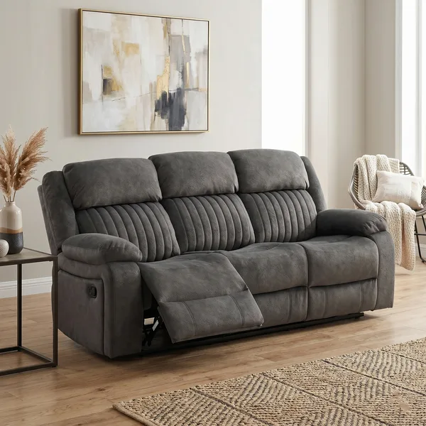 Morgan 3 Seater Recliner Iron