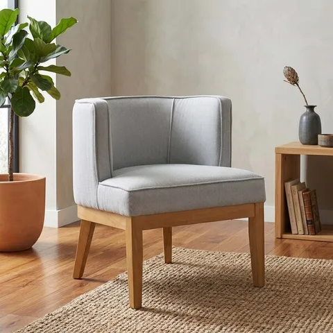 Lucille Chair Herringbone Grey