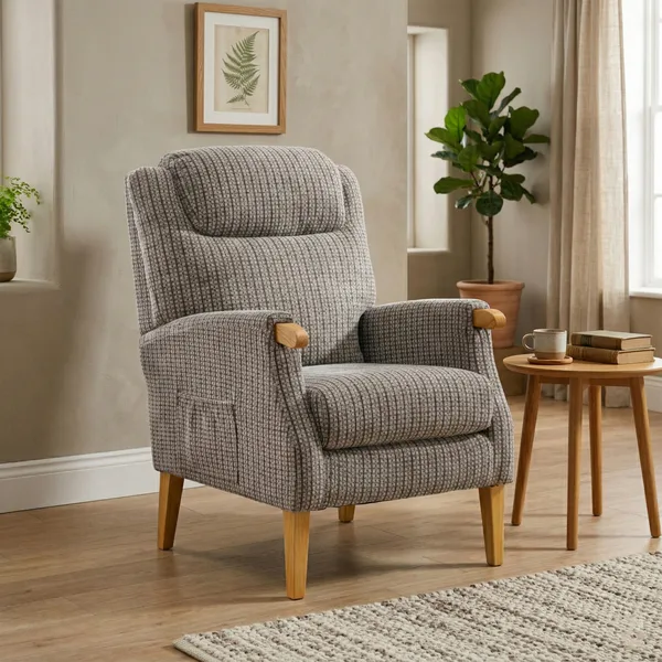 Lisbon Fireside Chair Latte