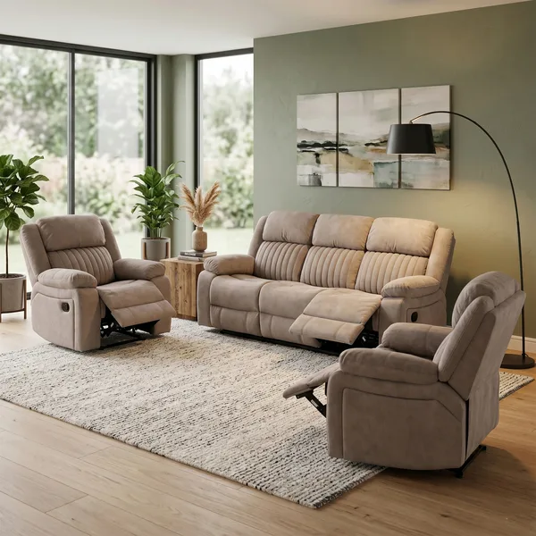 Morgan 3+1+1 Suite Taupe