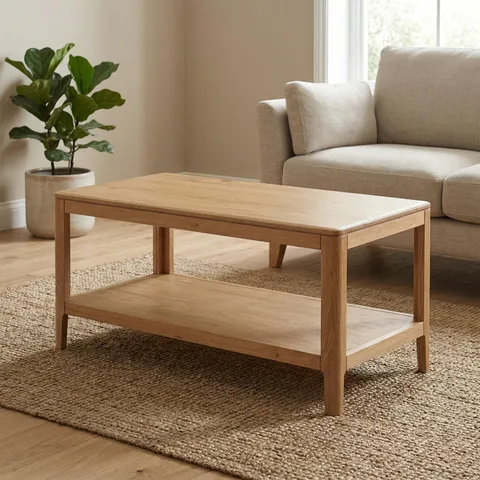 Dunmore Oak Coffee Tbl/Shelf