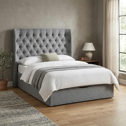 Clara 4'6 Bed Grey