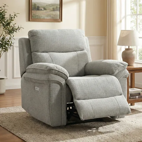 Harrow Chair Elec Light Grey