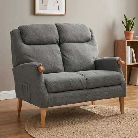 Lisbon 2 Seater Grey