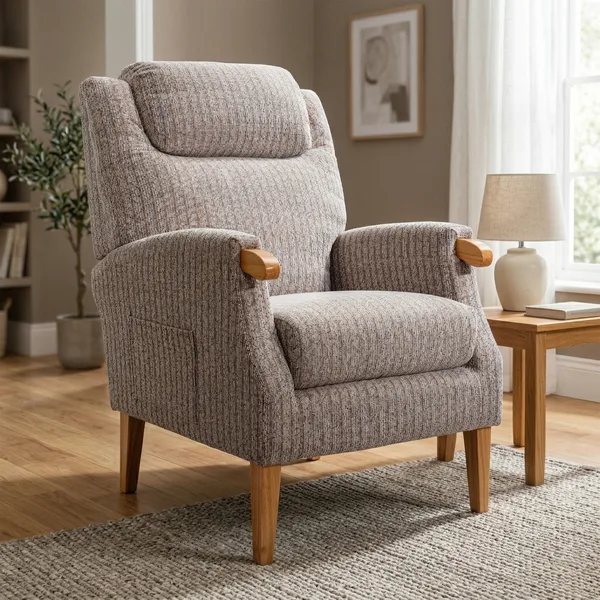 Lisbon Fireside Chair Natural